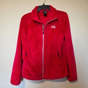 The North Face Osito Shaggy High-Pile Fleece Jacket • Pink • M